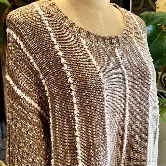 Macy’s boho texture fringe tunic oversized sweater - Picture 11 of 14